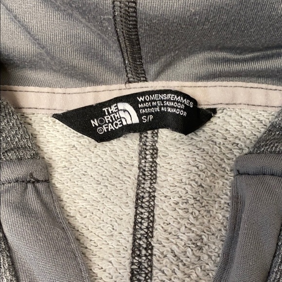 The North Face hoodie v neck hi lo loose fit grey - Picture 7 of 12